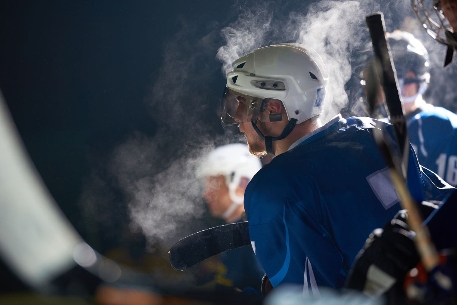 Hockey et échauffement